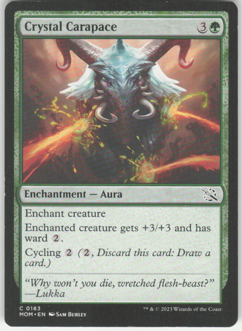 Crystal Carapace #183 March of the Machine MTG Non-Foil English
