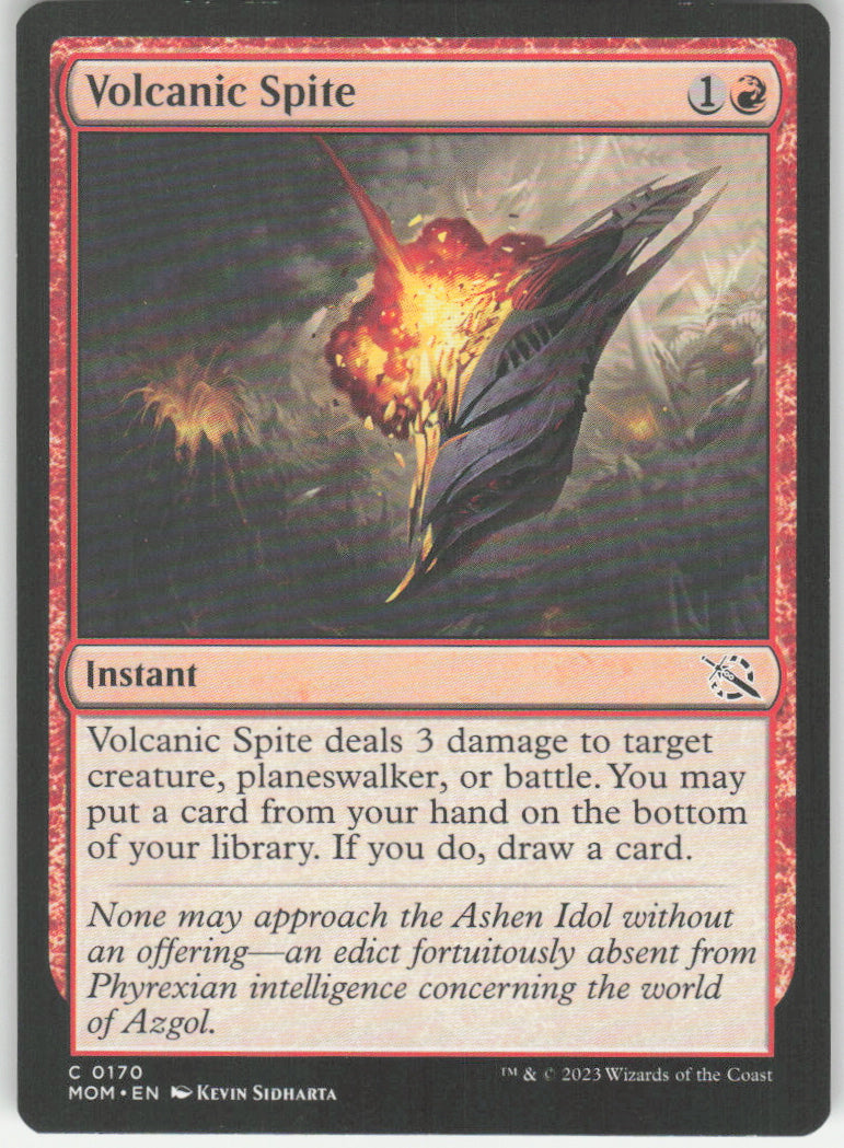 Volcanic Spite #170 March of the Machine MTG Non-Foil English