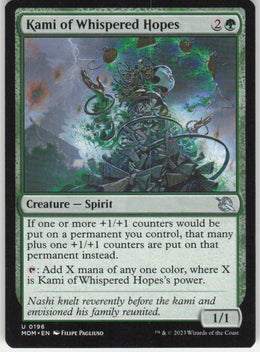 Kami of Whispered Hopes #196 March of the Machine MTG Non-Foil English