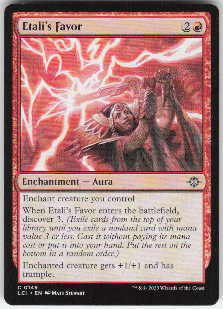 Etali's Favor #149 The Lost Caverns of Ixalan MTG Non-Foil English