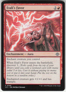 Etali's Favor #149 The Lost Caverns of Ixalan MTG Non-Foil English