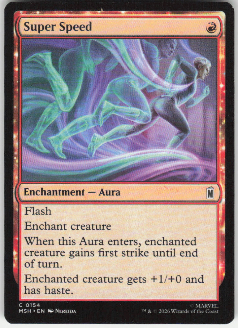 Super Speed #154 Marvel Super Heroes MTG Non-Foil English