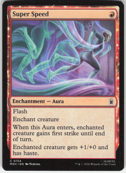 Super Speed #154 Marvel Super Heroes MTG Non-Foil English