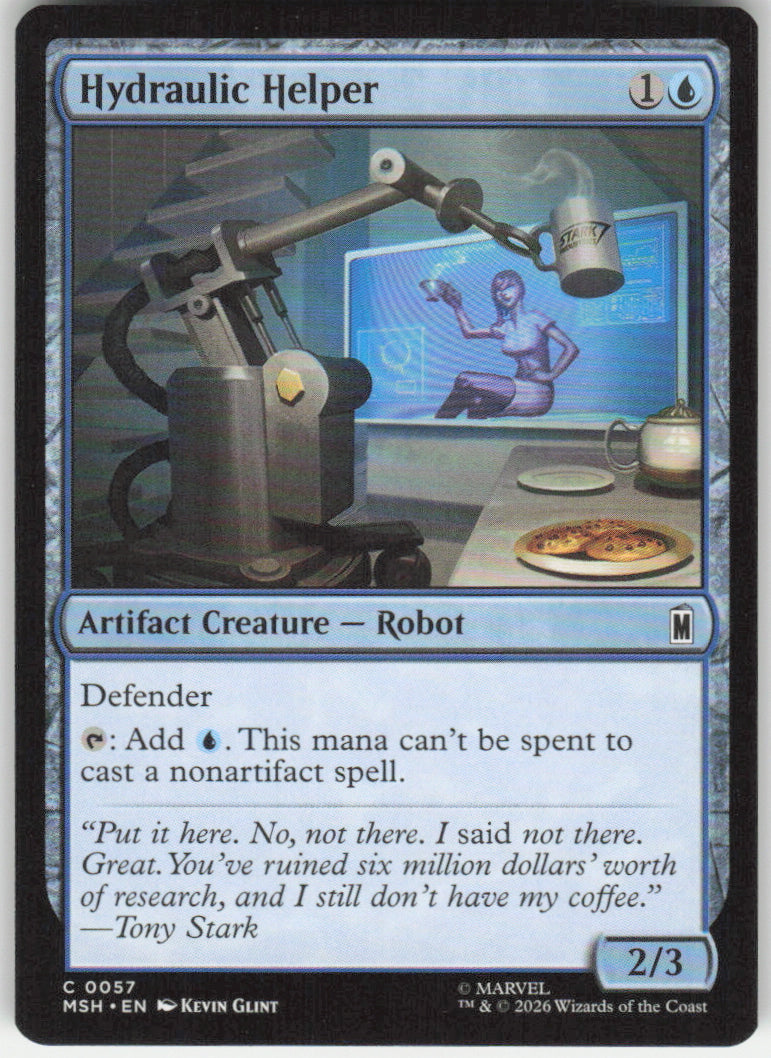 Hydraulic Helper #57 Marvel Super Heroes MTG Non-Foil English