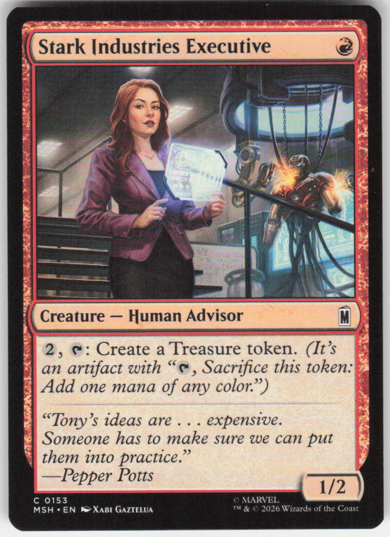 Stark Industries Executive #153 Marvel Super Heroes MTG Non-Foil English