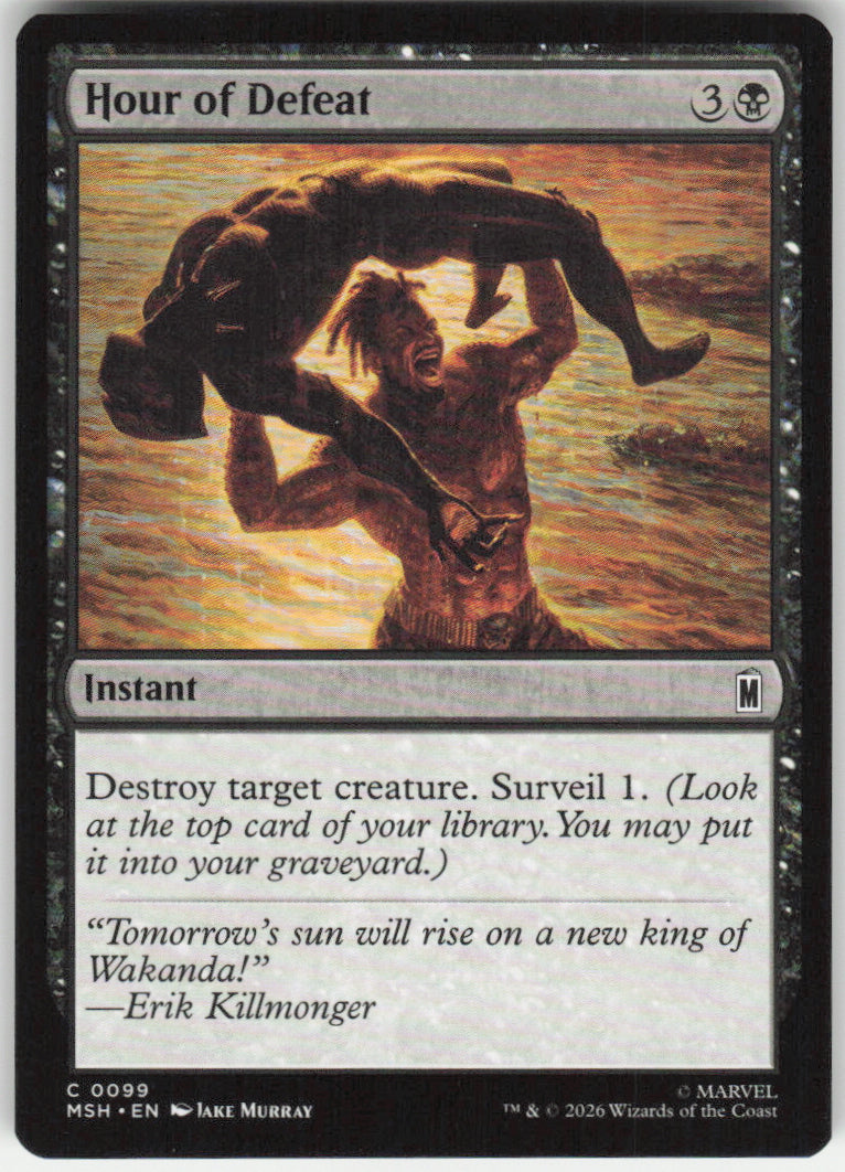 Hour of Defeat #99 Marvel Super Heroes MTG Non-Foil English