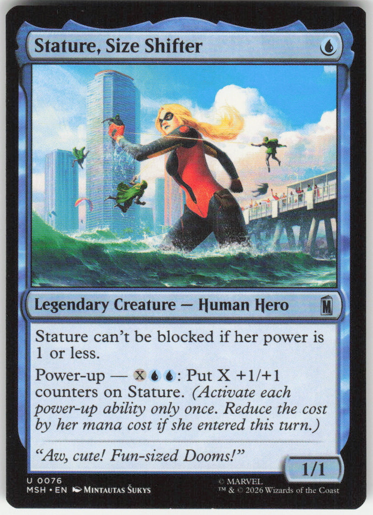 Stature, Size Shifter #76 Marvel Super Heroes MTG Non-Foil English