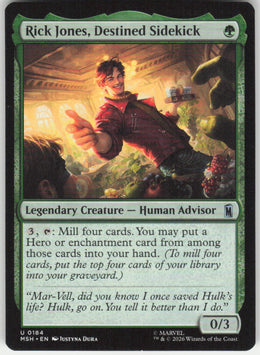 Rick Jones, Destined Sidekick #184 Marvel Super Heroes MTG Non-Foil English