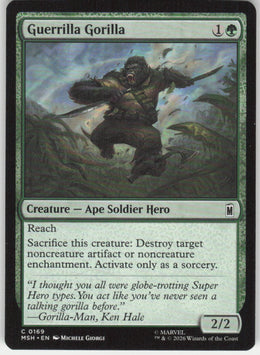 Guerrilla Gorilla #169 Marvel Super Heroes MTG Non-Foil English