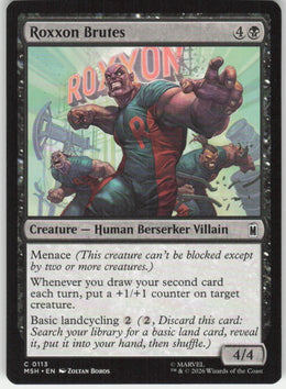 Roxxon Brutes #113 Marvel Super Heroes MTG Non-Foil English
