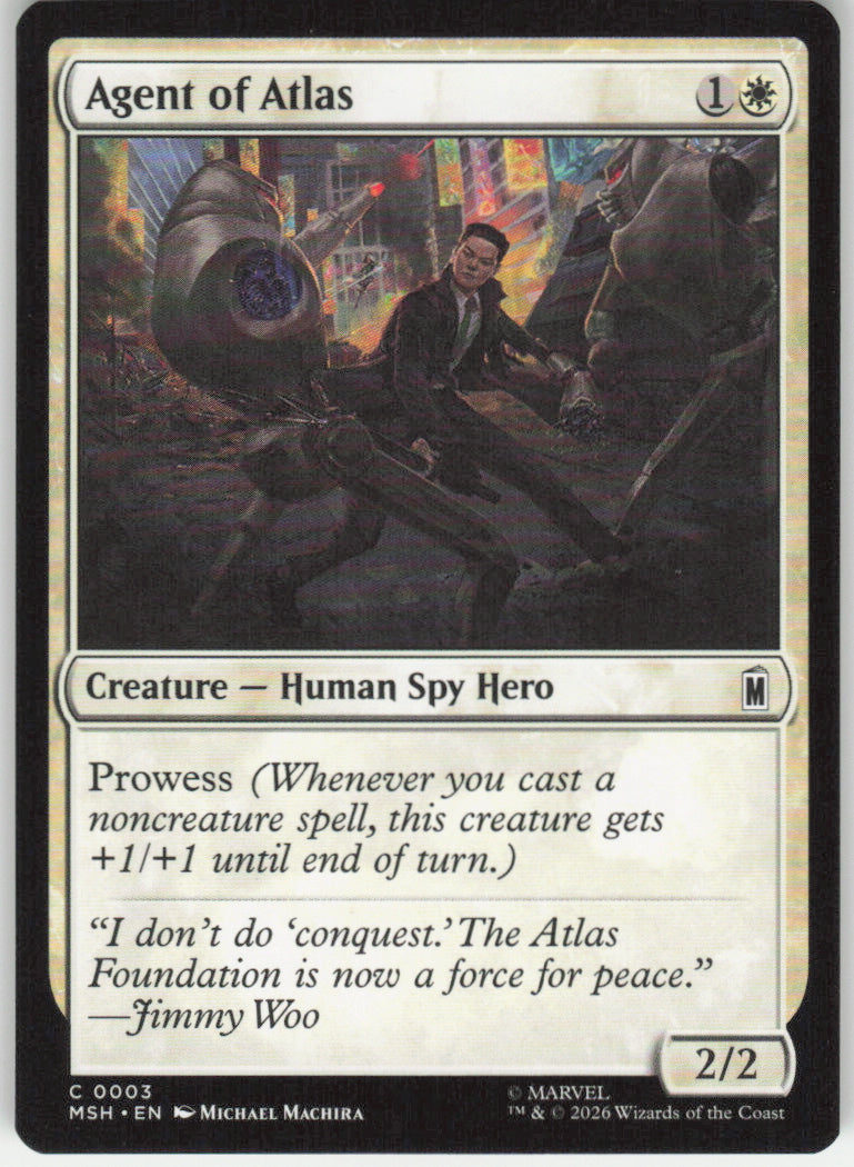 Agent of Atlas #3 Marvel Super Heroes MTG Non-Foil English