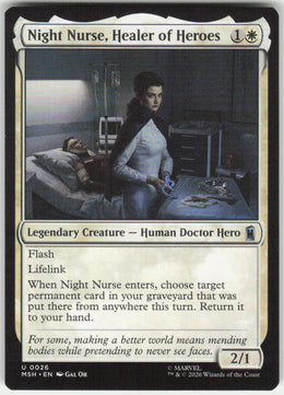 Night Nurse, Healer of Heroes #26 Marvel Super Heroes MTG Non-Foil English