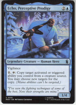 Echo, Perceptive Prodigy #51 Marvel Super Heroes MTG Non-Foil English