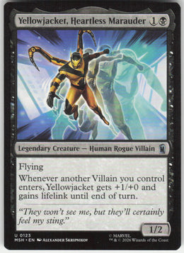 Yellowjacket, Heartless Marauder #123 Marvel Super Heroes MTG Non-Foil English