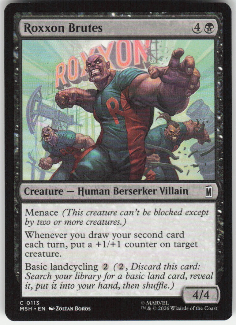 Roxxon Brutes #113 Marvel Super Heroes MTG Non-Foil English