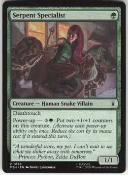 Serpent Specialist #186 Marvel Super Heroes MTG Non-Foil English