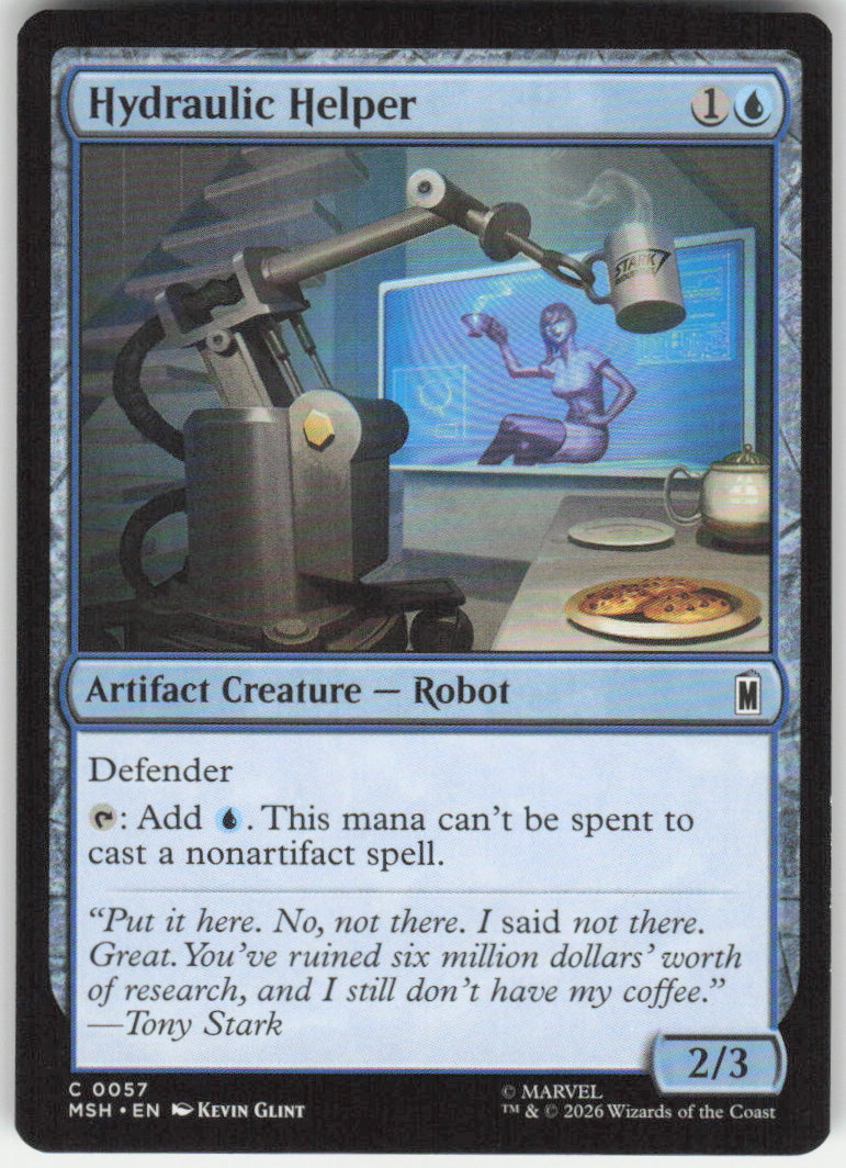 Hydraulic Helper #57 Marvel Super Heroes MTG Non-Foil English