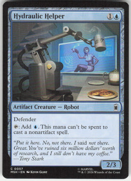 Hydraulic Helper #57 Marvel Super Heroes MTG Non-Foil English