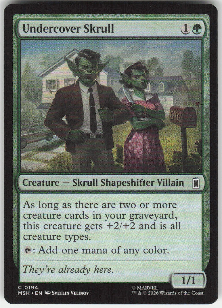 Undercover Skrull #194 Non-Foil