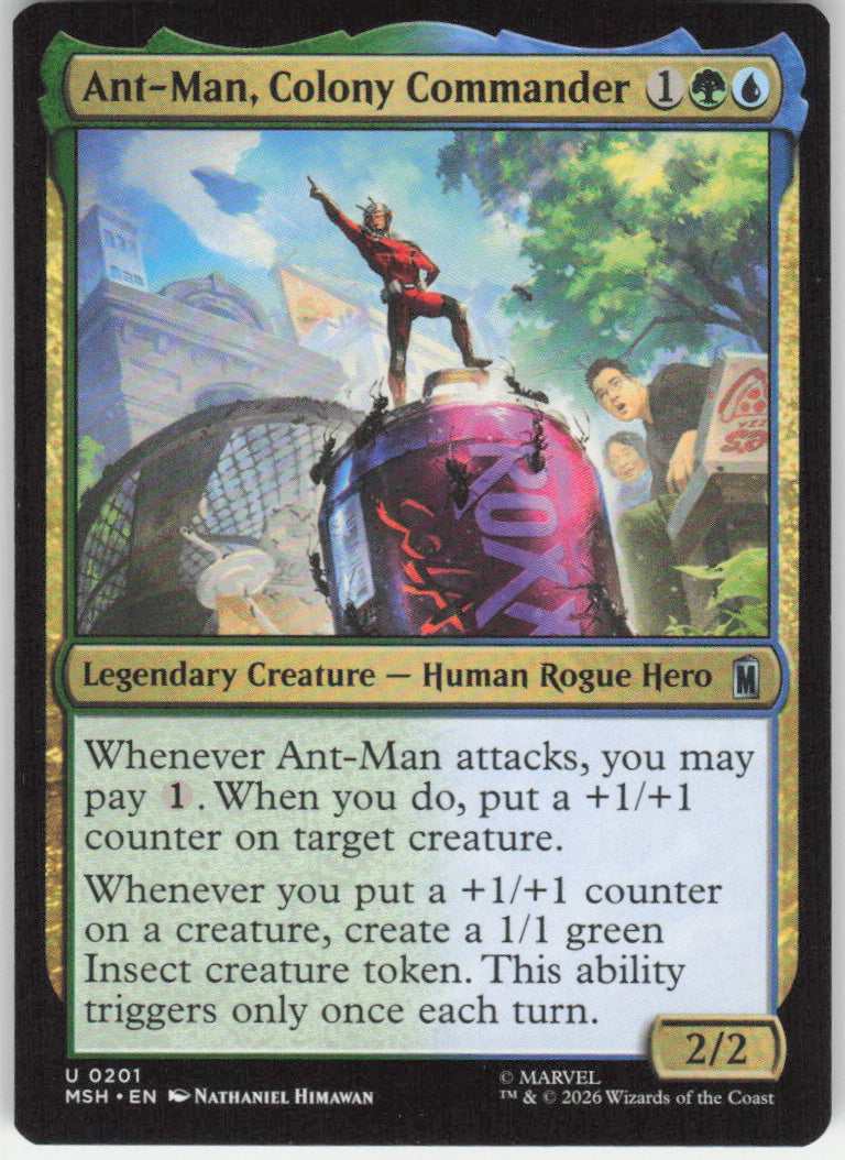 Ant-Man, Colony Commander #201 Marvel Super Heroes MTG Non-Foil English