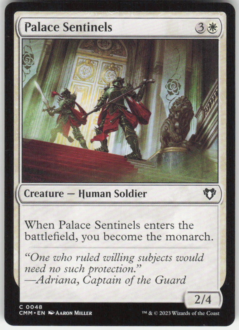 Palace Sentinels #48 Commander Masters MTG Non-Foil English