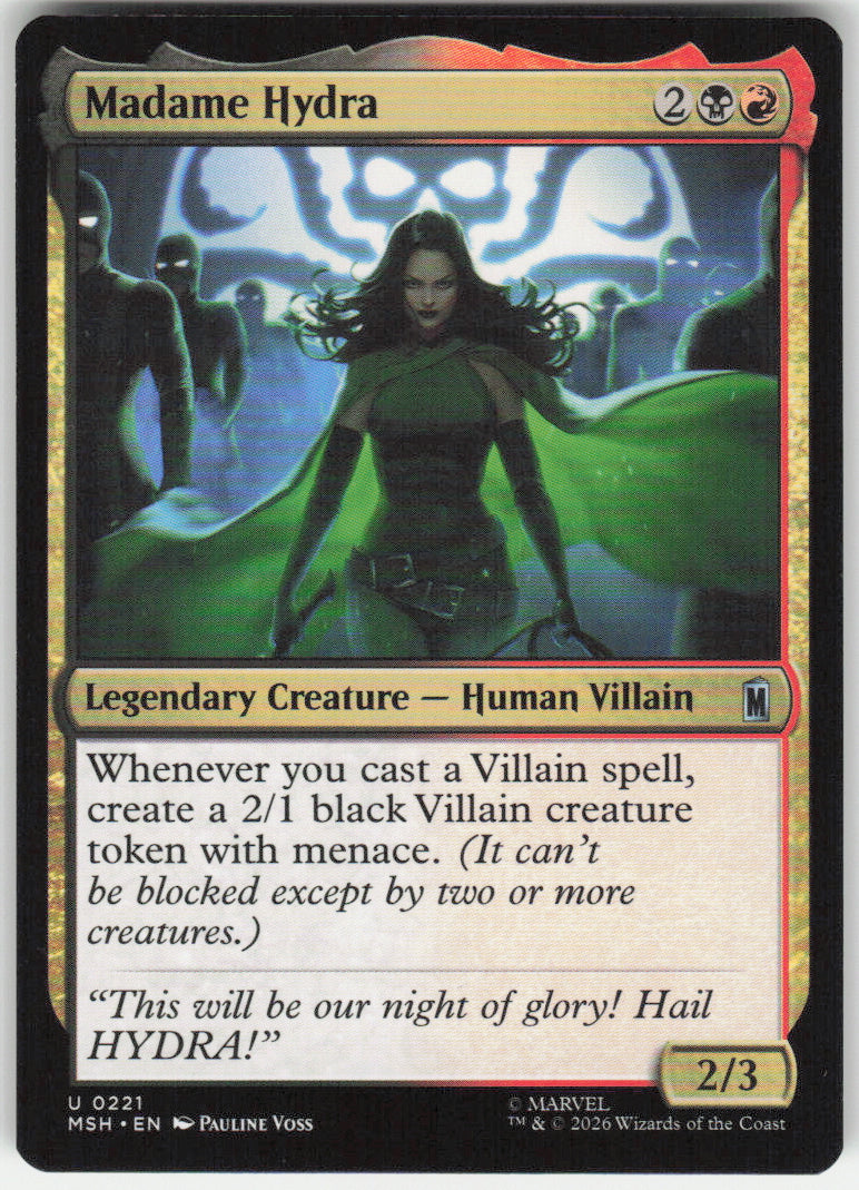 Madame Hydra #221 Marvel Super Heroes MTG Non-Foil English