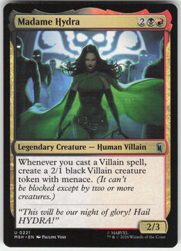 Madame Hydra #221 Marvel Super Heroes MTG Non-Foil English
