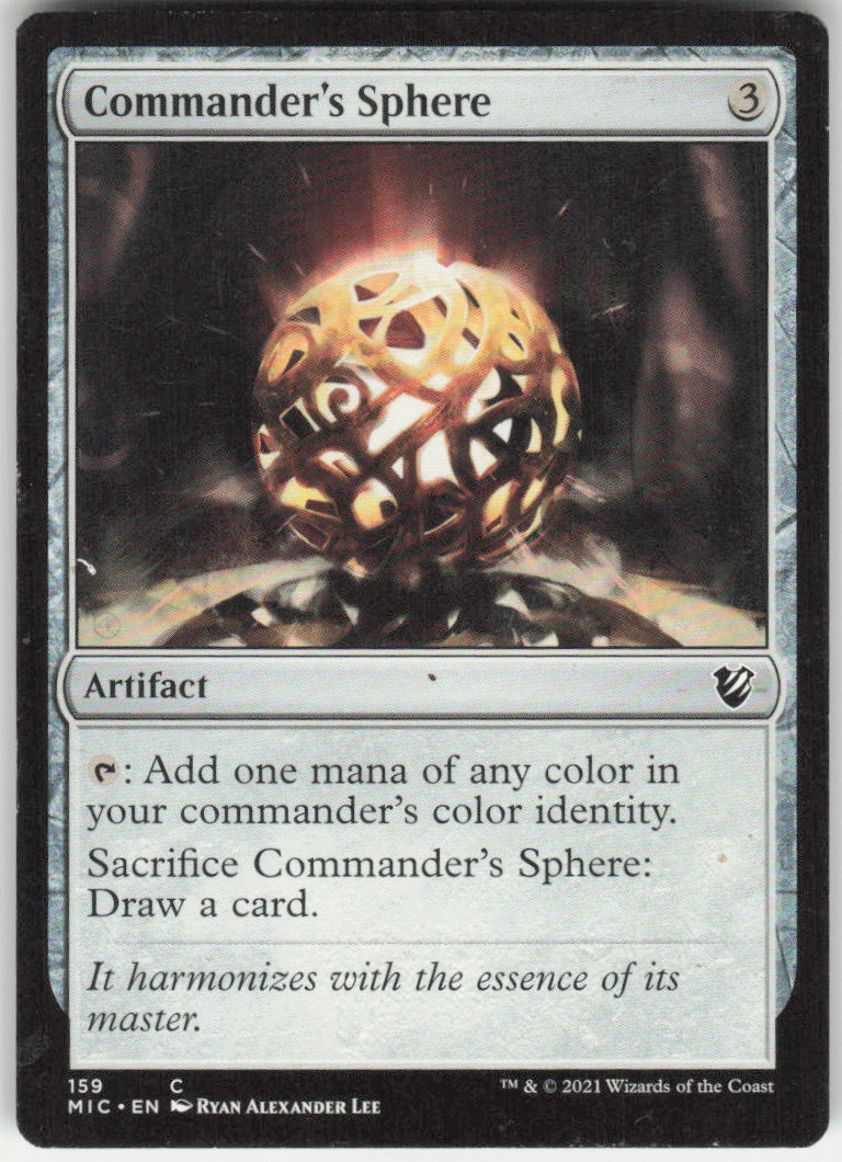 Commander's Sphere #159 Non-Foil