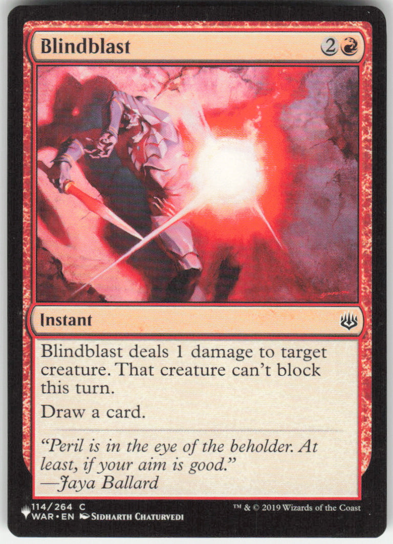 Blindblast #114/264 War of the Spark MTG Non-Foil English