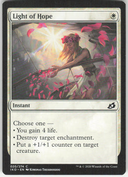 Light of Hope #20/274 Ikoria: Lair of Behemoths MTG Non-Foil English