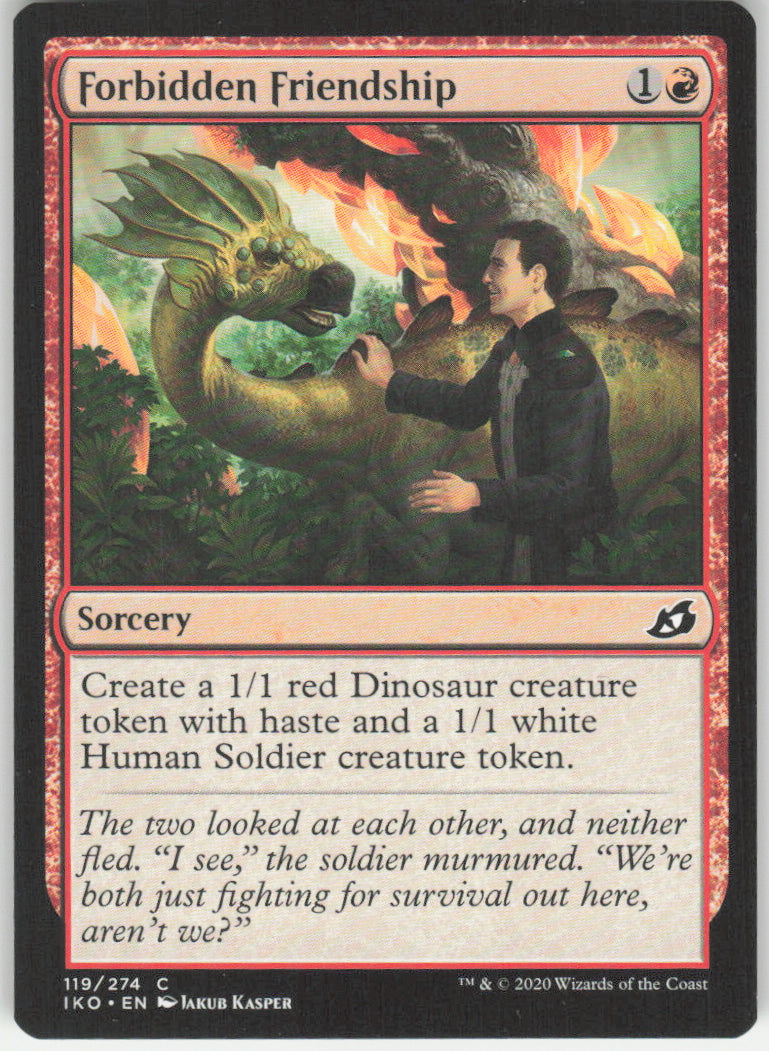 Forbidden Friendship #119/274 Ikoria: Lair of Behemoths MTG Non-Foil English
