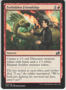 Forbidden Friendship #119/274 Ikoria: Lair of Behemoths MTG Non-Foil English