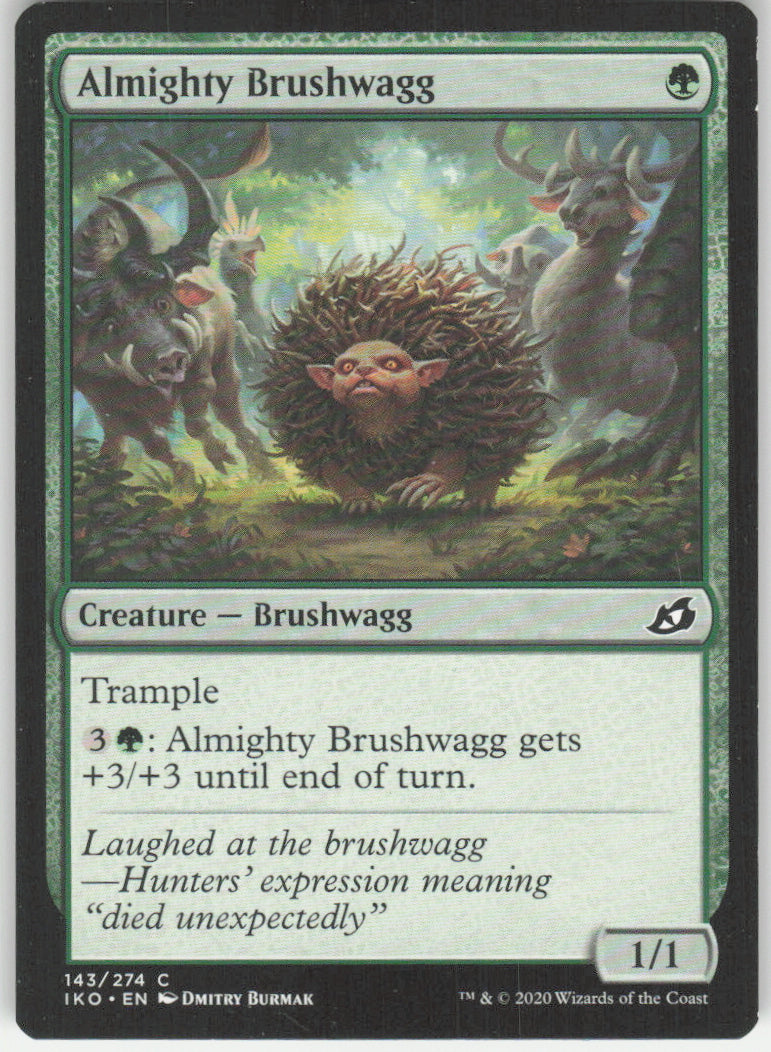 Almighty Brushwagg #143/274 Ikoria: Lair of Behemoths MTG Non-Foil English