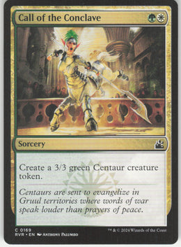 Call of the Conclave #169 Ravnica Remastered MTG Non-Foil English