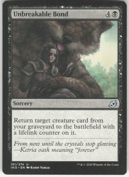 Unbreakable Bond #101/274 Ikoria: Lair of Behemoths MTG Non-Foil English