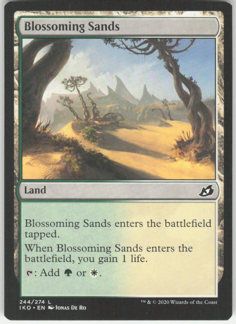 Blossoming Sands #244/274 Ikoria: Lair of Behemoths MTG Non-Foil English