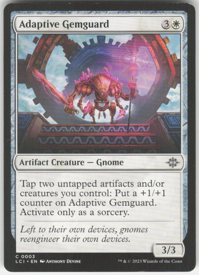 Adaptive Gemguard #3 The Lost Caverns of Ixalan MTG Non-Foil English