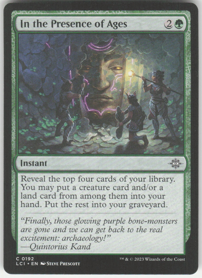 In the Presence of Ages #192 Non-Foil