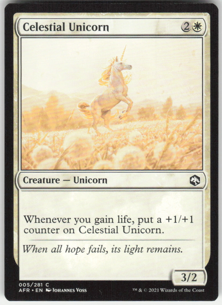 Celestial Unicorn #5/281 Non-Foil
