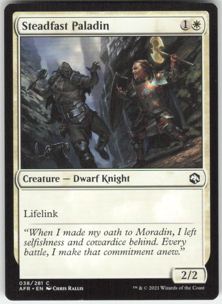 Steadfast Paladin #38/281 Non-Foil