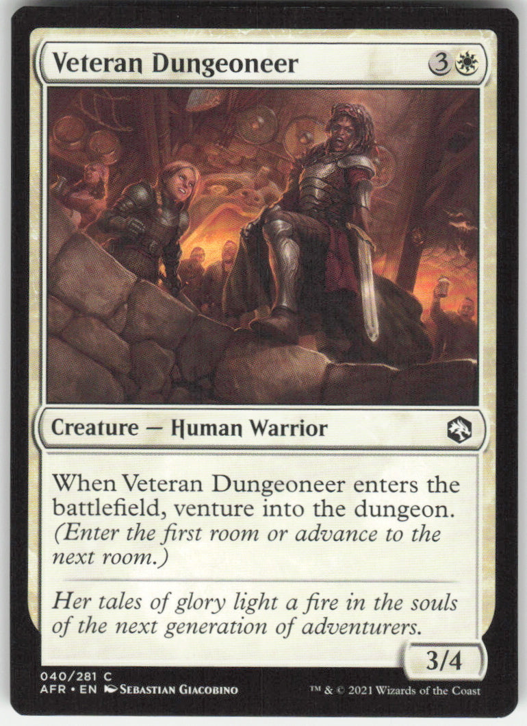 Veteran Dungeoneer #40/281 Non-Foil