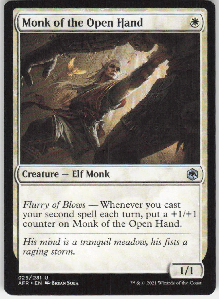 Monk of the Open Hand #25/281 Non-Foil