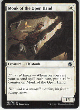 Monk of the Open Hand #25/281 Non-Foil