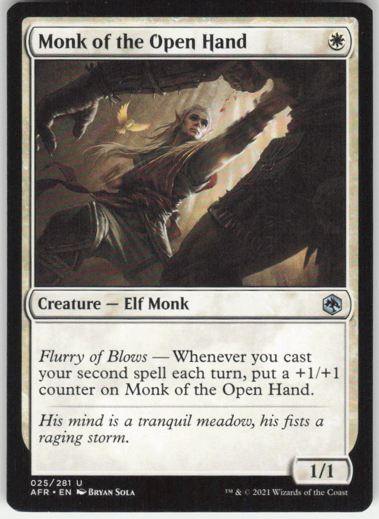 Monk of the Open Hand #25/281 Non-Foil