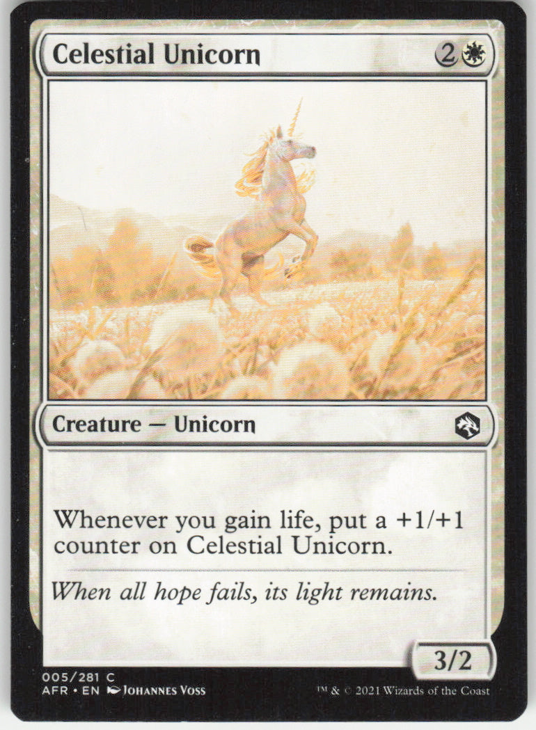 Celestial Unicorn #5/281 Non-Foil