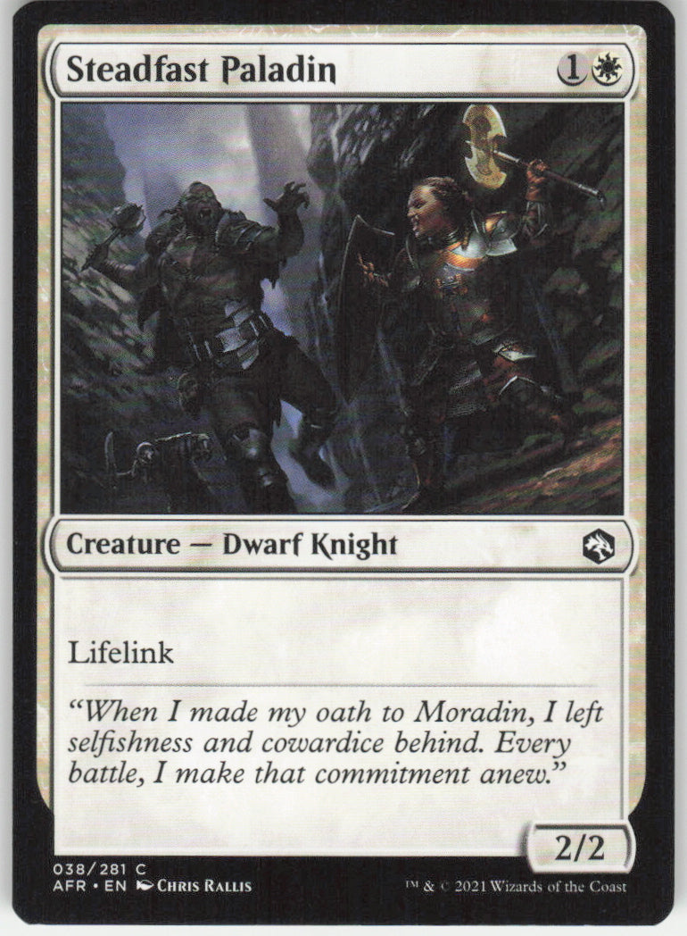 Steadfast Paladin #38/281 Non-Foil