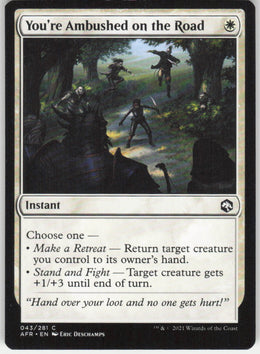 You're Ambushed on the Road #43/281 Non-Foil