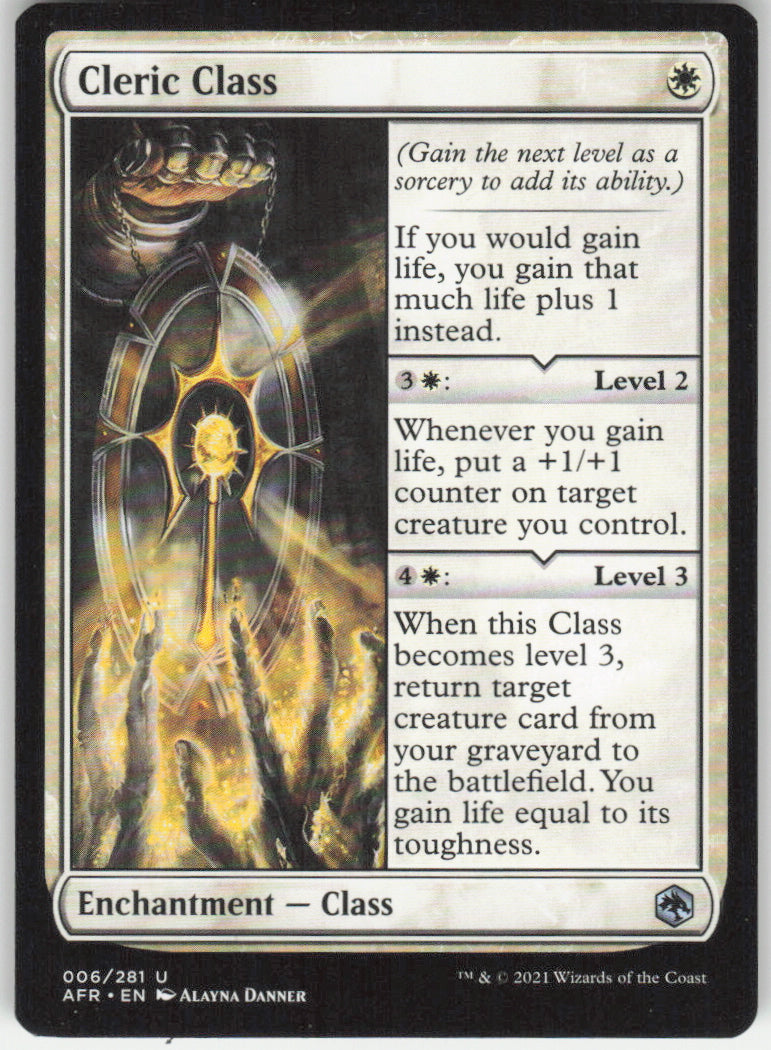 Cleric Class #6/281 Non-Foil