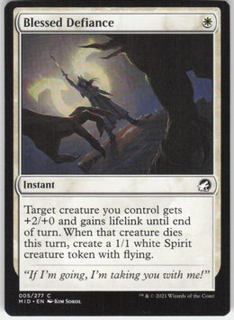 Blessed Defiance #5/277 Non-Foil