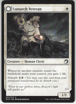 Lunarch Veteran // Luminous Phantom #27/277 Non-Foil